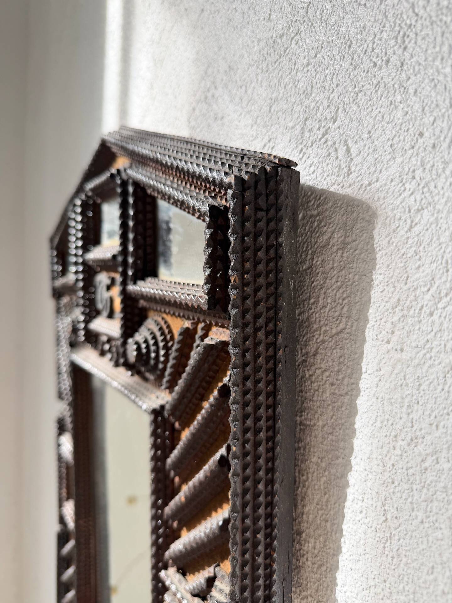 Tramp Art Mirror 1903