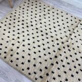 Handmade wool berber rug 276 x 157 cm