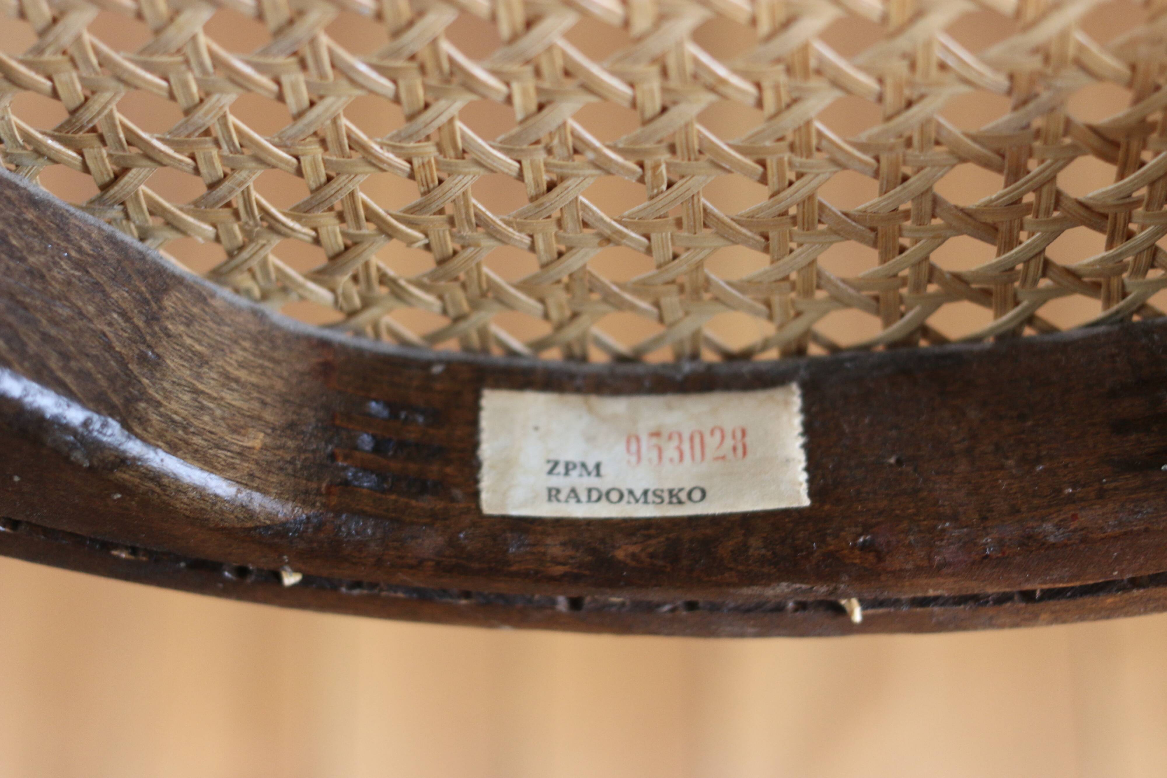 Pair of vintage armchairs Thonet 209 Le Corbusier Radomsko edition