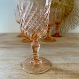 Set of 6 Rosaline liqueur glasses
