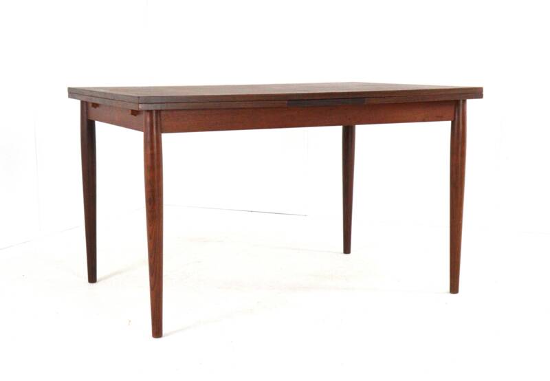 Lübke extendable rectangular dining table mid century modern