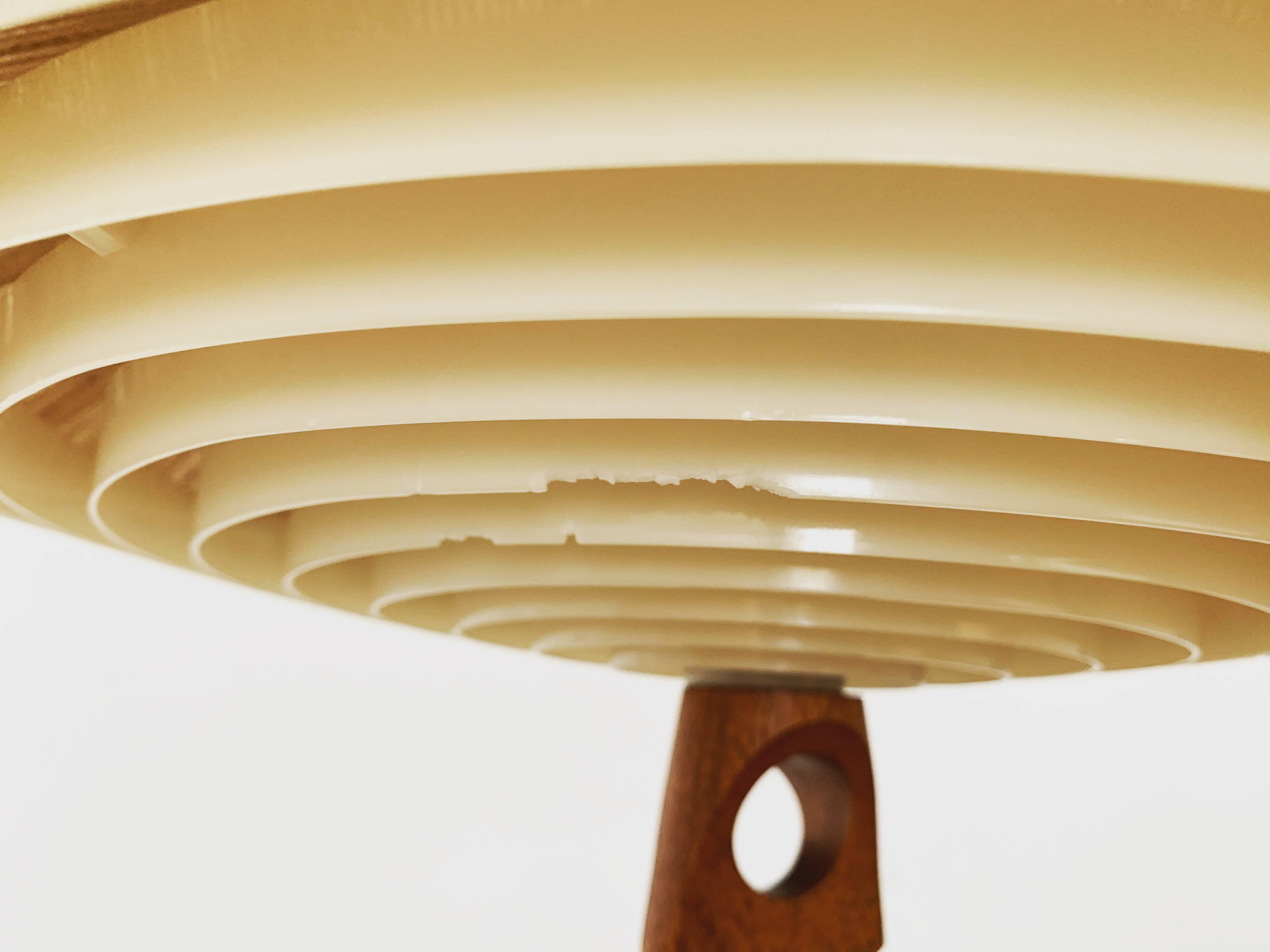 Suspension en sisal et teck par Temde
