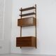 Walnut Wall Unit Shelving System 'Royal System' by Poul Cadovius 60s Danish Design