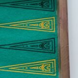 Large game box of backgammon, checkers