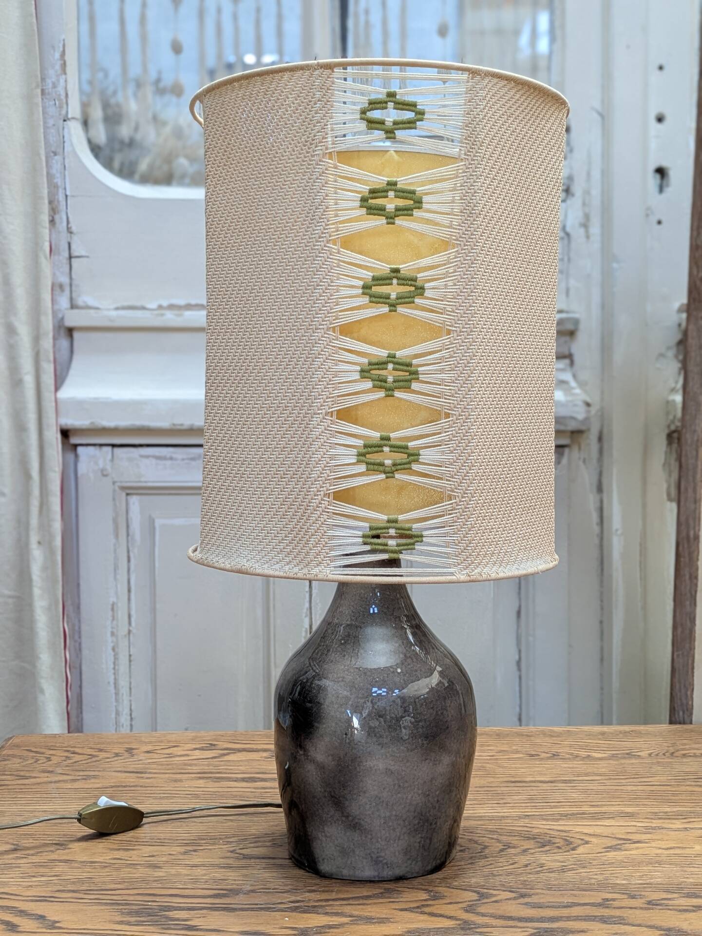 Lampe céramique vintage
