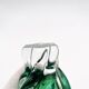 Vase Josef Hospodka Chřibská Cristal de Bohême Emerald Green 18 cm c60