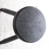 Tabouret de "berger" massive pine France 1960