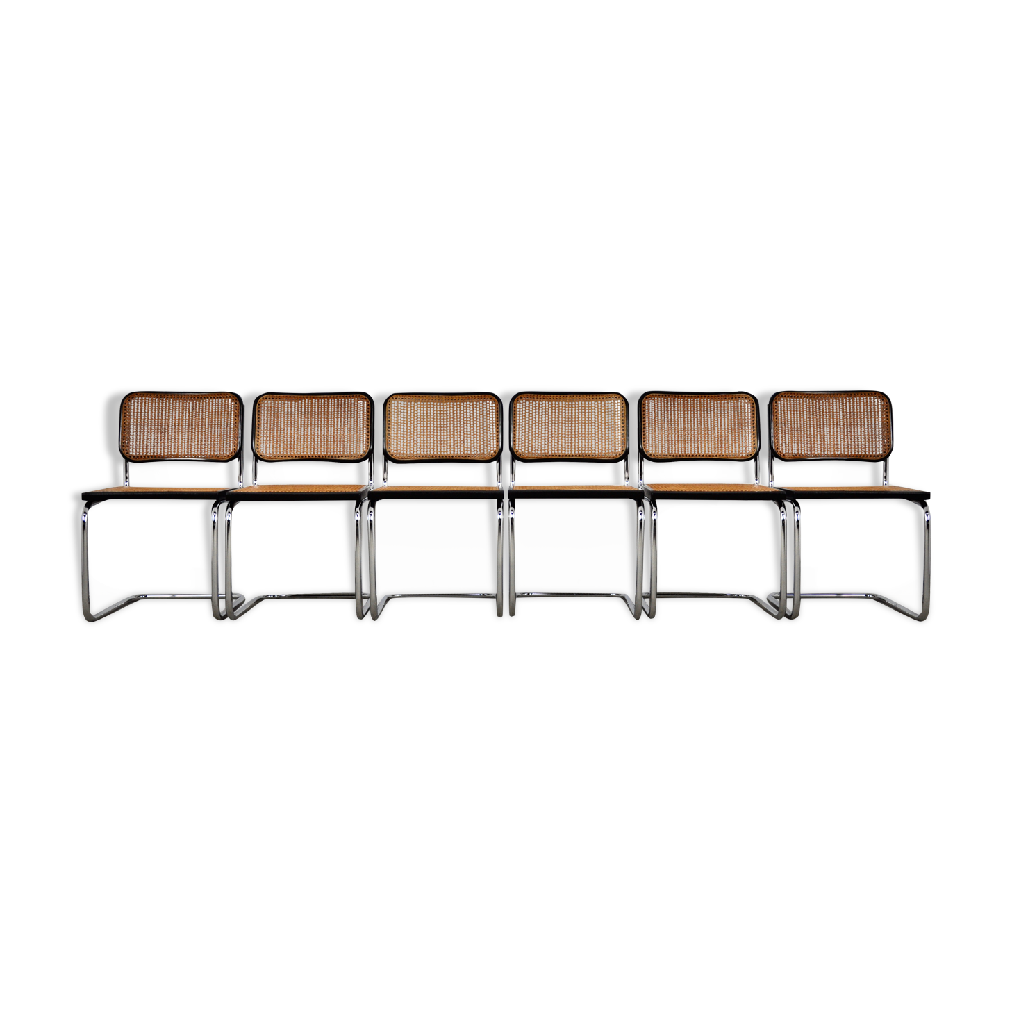 Set of 6 chairs B32 By Marcel Breuer