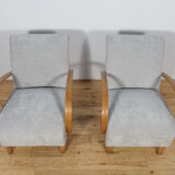 Model 410 armchairs by Jindřich Halabala for Up Závody, 1930s, set of 2