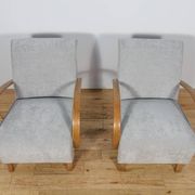 Model 410 armchairs by Jindřich Halabala for Up Závody, 1930s, set of 2