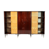 Wardrobe, 1950s bookcase, brass print / tips.