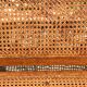 Old cane basket sofa