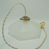 Satin glass pendant lamp