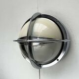 Mid-century Danish metal outdoor wall light model Pirate by Eva Koppel, Nils Koppel, Gert Edstrand for Nordisk Solar, 1960s.
