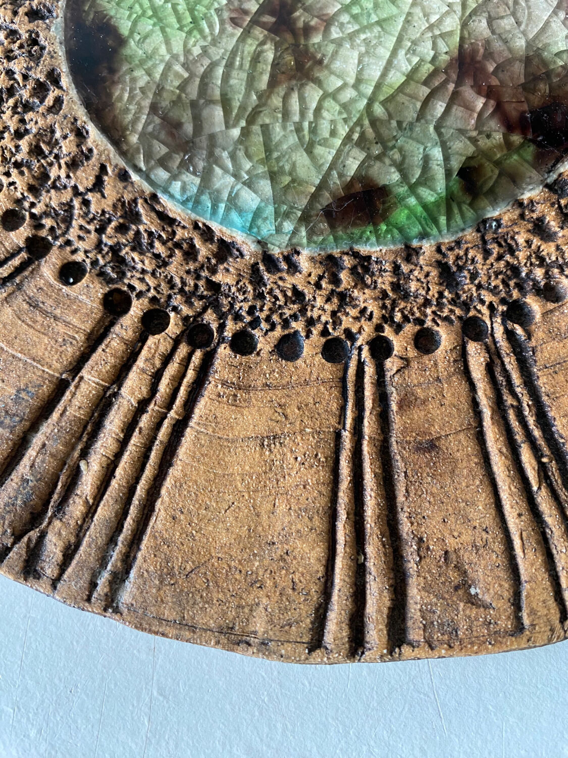 Vintage wall ceramic