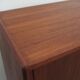 Buffet haut en teck, design danois, années 1960, designer : Børge Seindal, fabricant