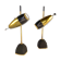 Oscar Torlasco, pair of table lamps modele 577, Lumi Milan, 1960