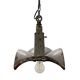 Nr. 1 Vintage industrial mirrored pendant light by Esla