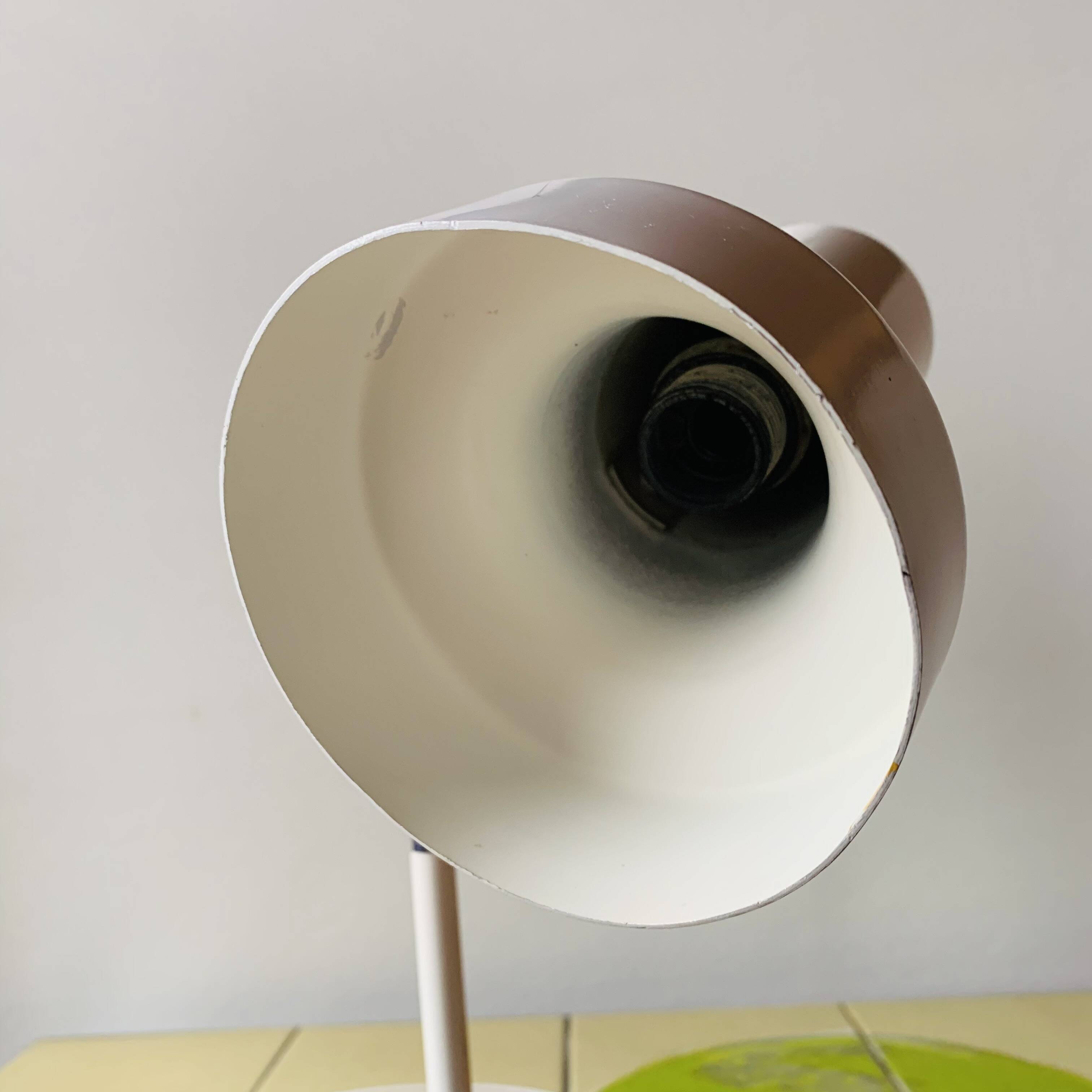 Vintage white bedside lamp