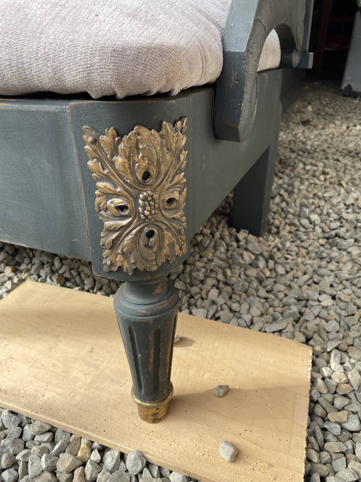Old hotel bench