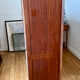 Solid wood display cabinet - walnut veneer