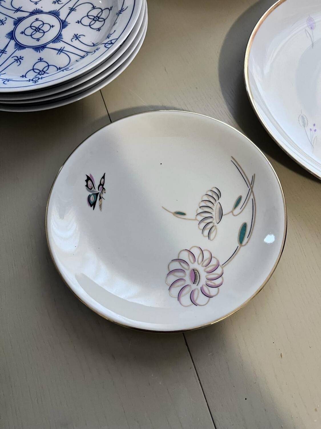 60s porcelain plate sets