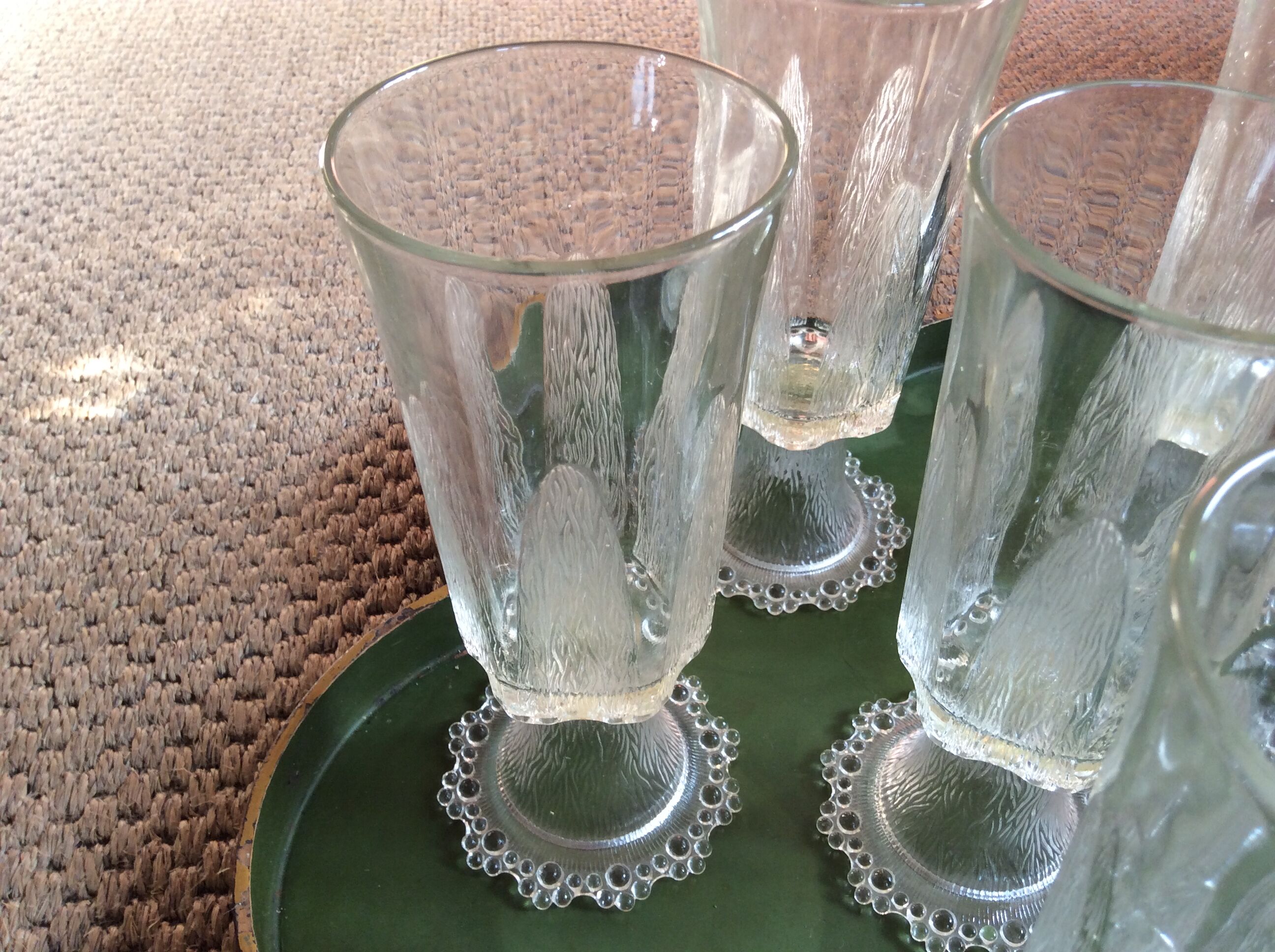Series of 6 glasses