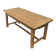 Solid pine farmhouse table