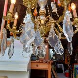 Lustre 19 éme Bronze et Cristal