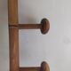 Bamboo wooden wall coat holder 6 hooks