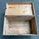 Wooden travel trunk