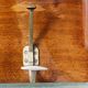 Art Deco wall coat rack, 3 hooks