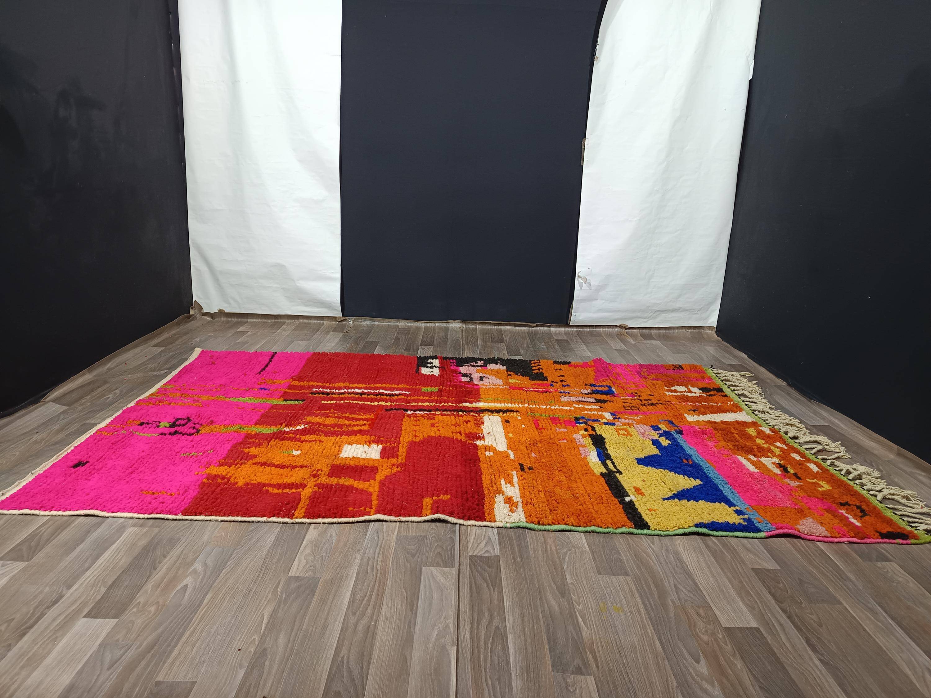 Traditional handmade carpet 250cm x 150cm Moroccan