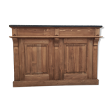 Counter bar bistro cash register pine two drawers
