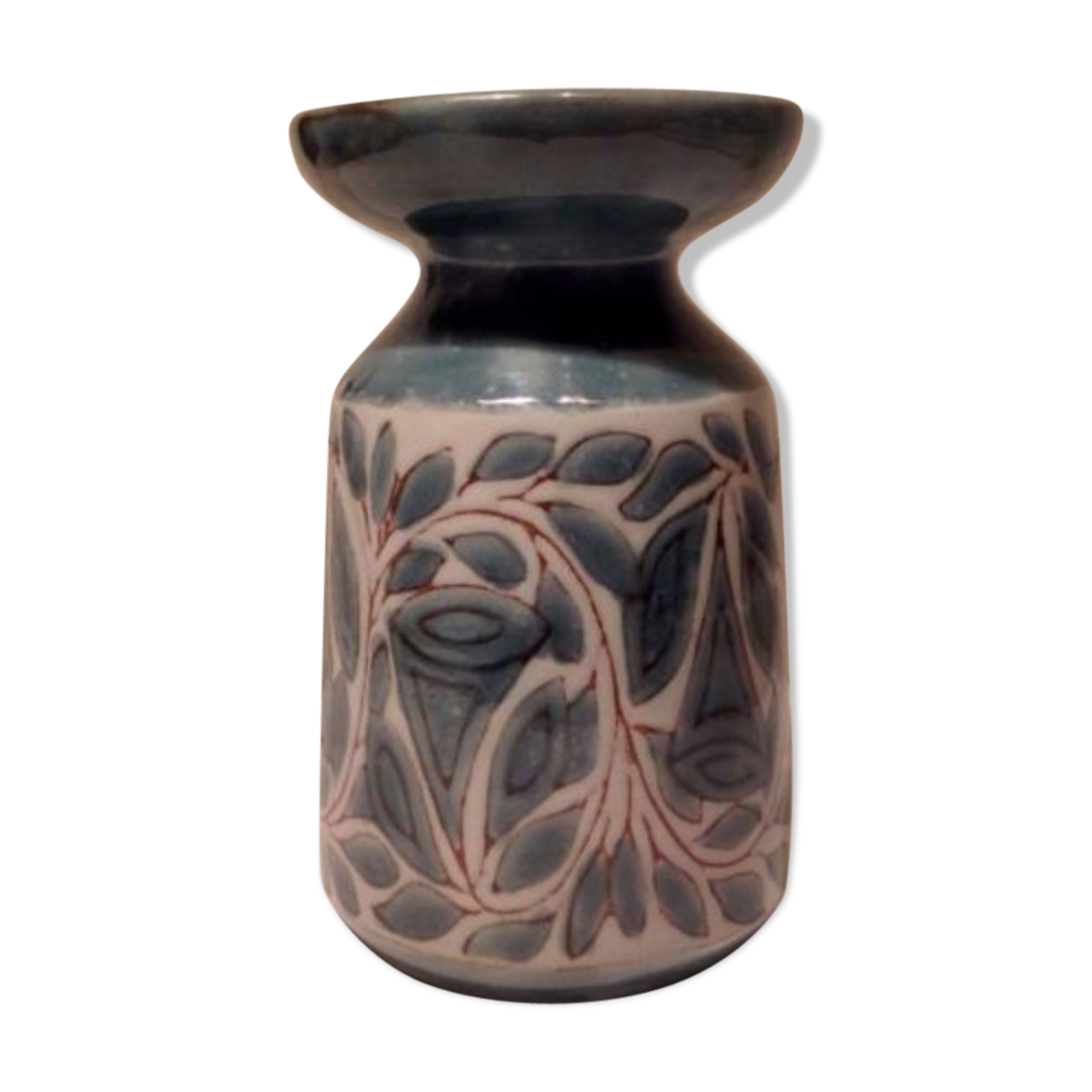 Vase earthenware Malarmey Vallauris