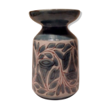 Vase earthenware Malarmey Vallauris