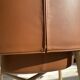 Cabriolet armchair in oak, Cravache Fauve/Seige leather, Hermès