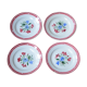 Lot of 4 Sarreguemine plates, José collection