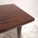 Scandinavian dining table, Rio rosewood, vintage design