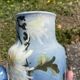 Fireplace set of vases in earthenware Montigny sur Loing