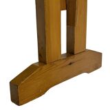 Vintage Scandinavian modern pinewood bench from the 1960's