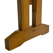 Vintage Scandinavian modern pinewood bench from the 1960's