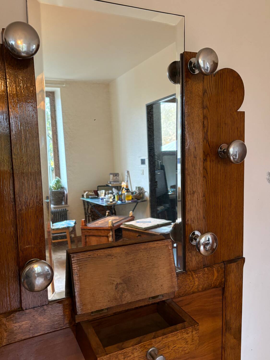 50s cloakroom coat rack