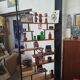 Vintage floor-to-ceiling shelf
