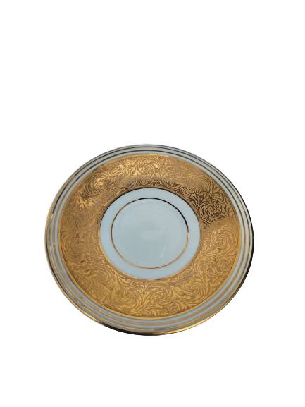 Limoges gold-gilded porcelain service, 20th century