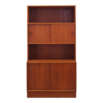 Teak bookcase, Danish design, 1960s, production: Denmark