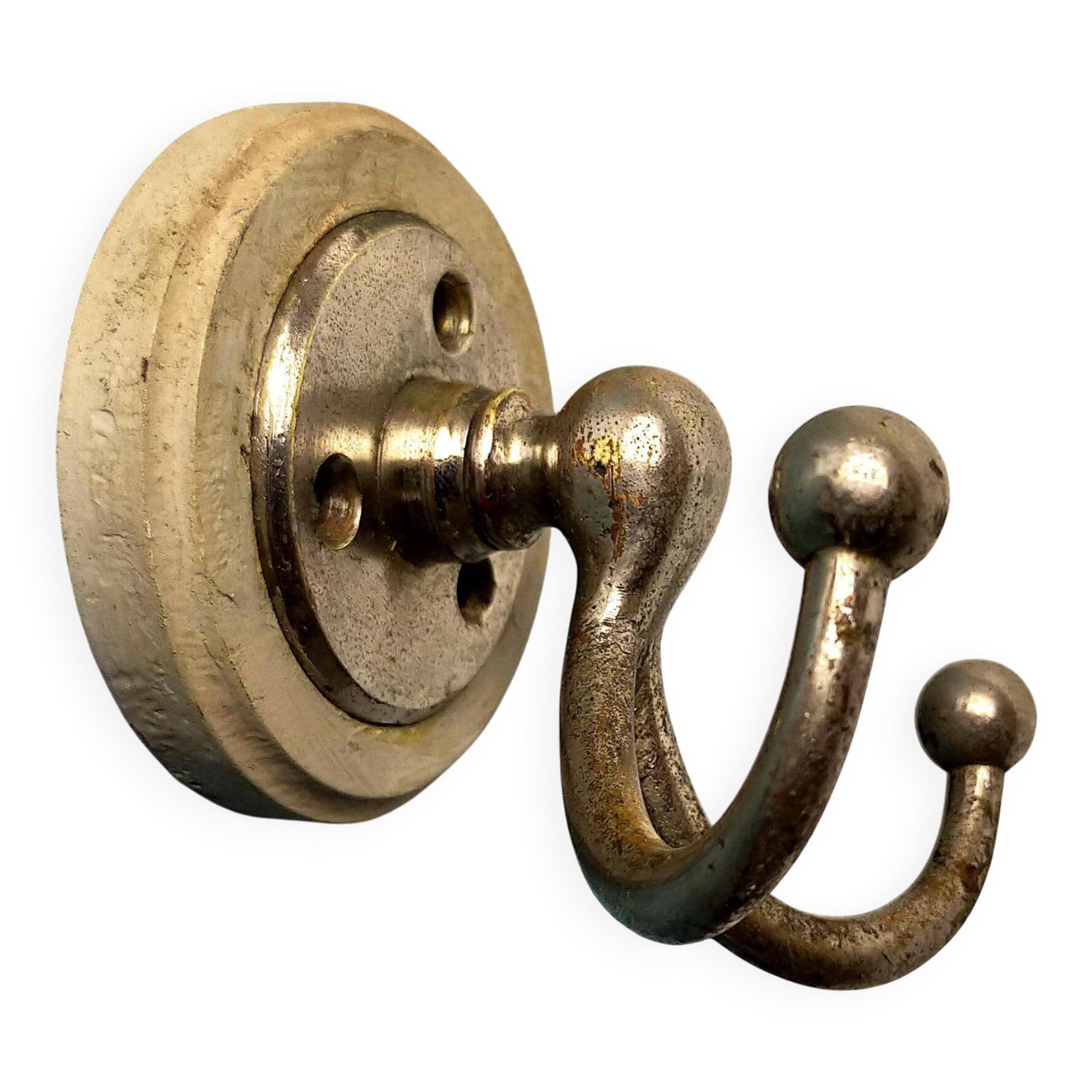 Double hook coat rack