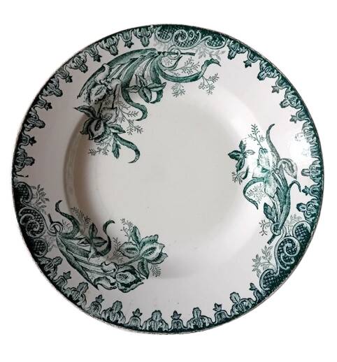 Hollow dish in Earthenware "IRIS" — Manufacture of Saint-Amand