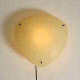 Beautiful, rare mid-century modern fiberglass ceiling lamp