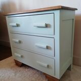 Beautiful art deco 1930 chest of drawers solid wood